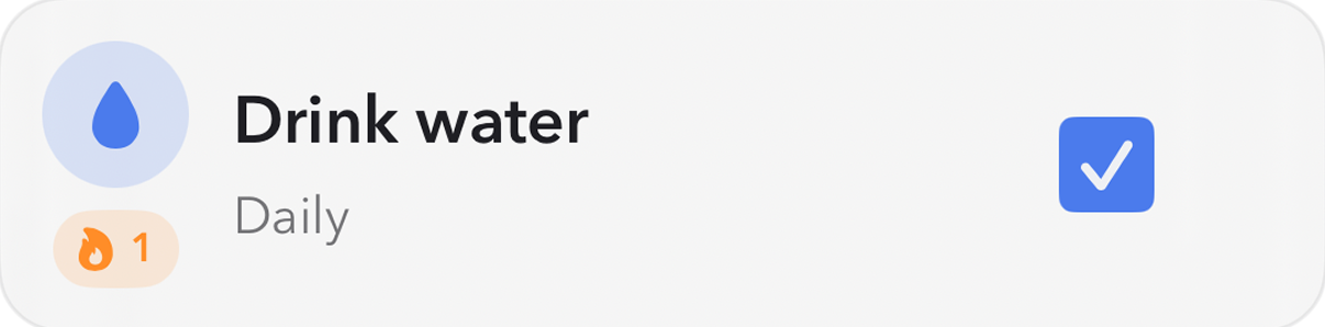 Habit tracker